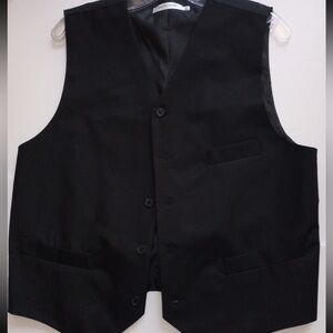 Pierre Cardin Size Medium Eclectic Grandpa, Formal Black Bow-Tie Vest